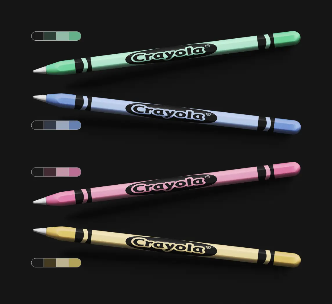 Crayon Apple Pencil Skin Wrap — Crayon Edition by Printiland